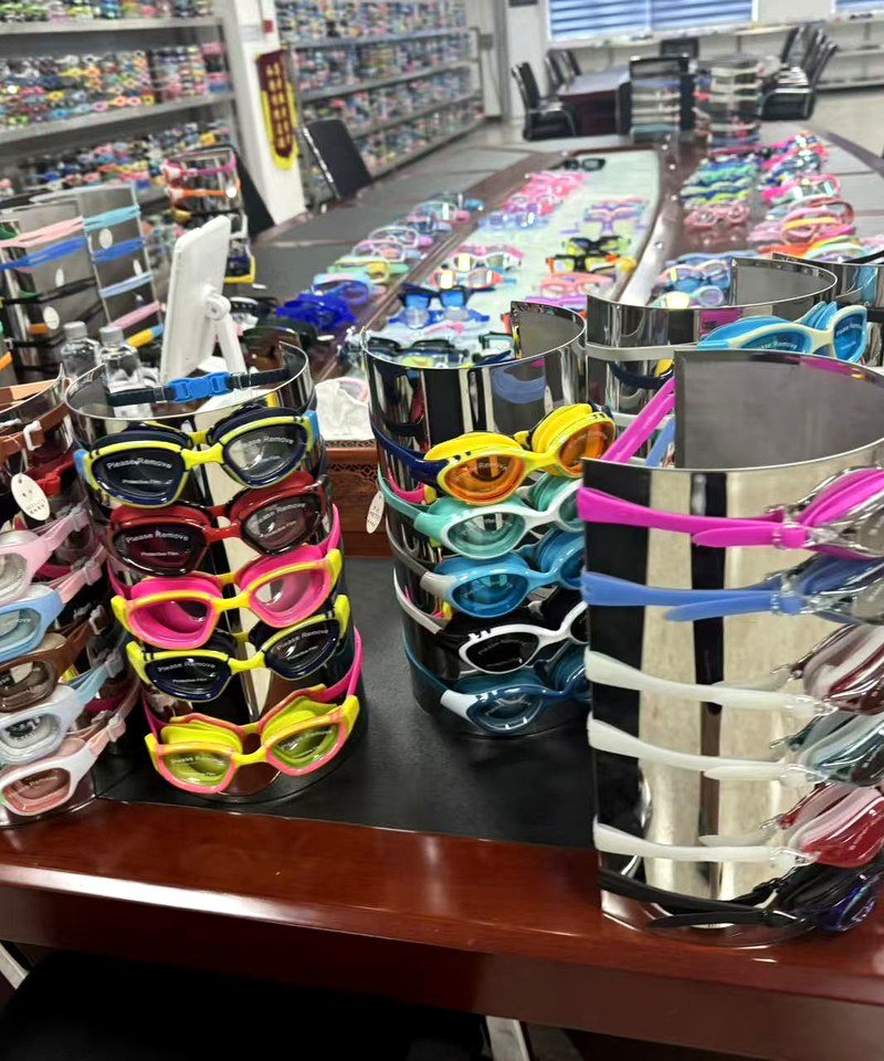 Finished silicone products display