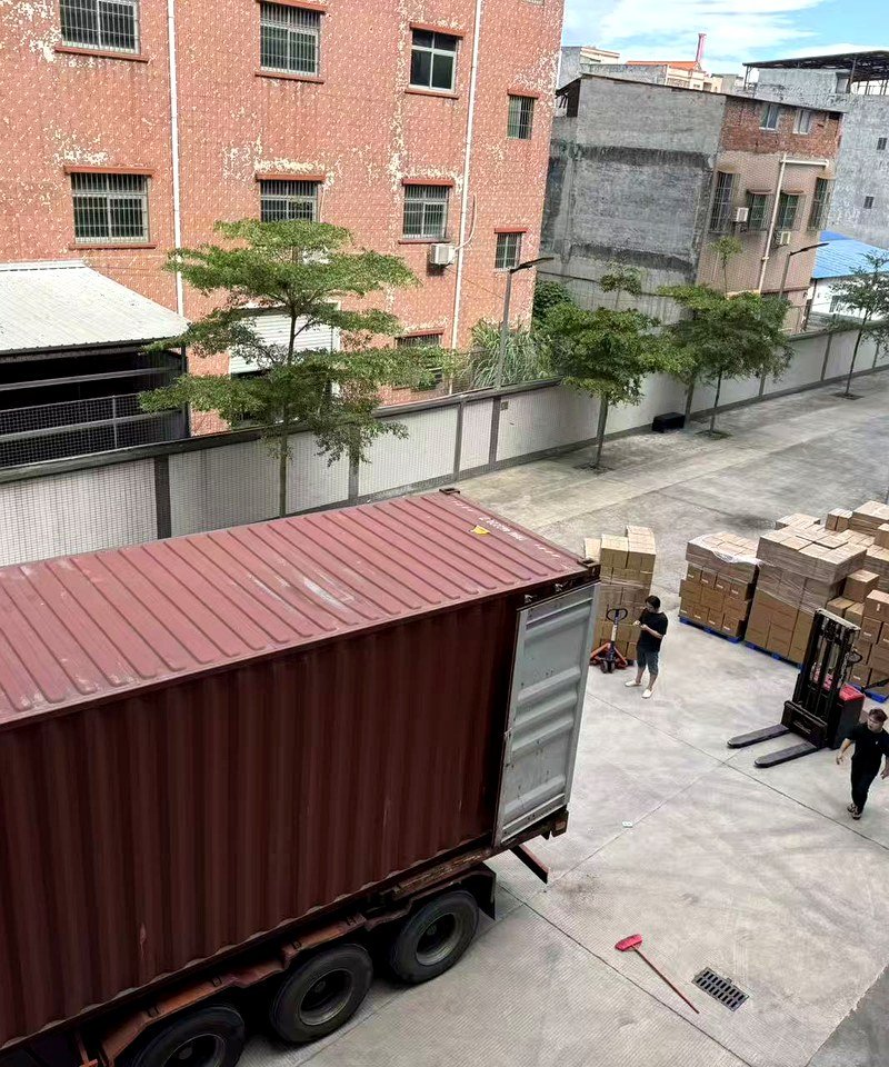 Packing and shipping area at JM Sportgear factory